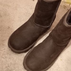 Brown Leather UGG Boots